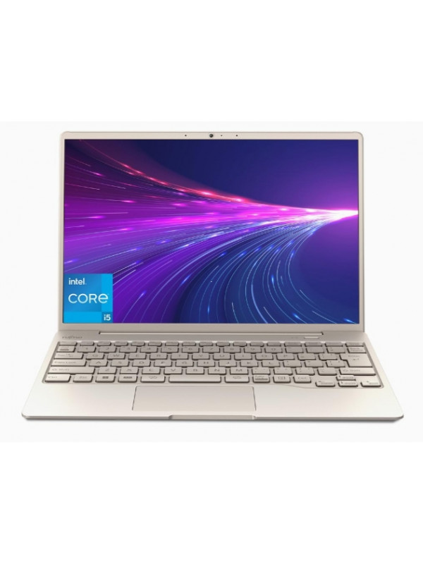 Laptops: Fujitsu CH 13th Gen Intel Core i5 13.3 inch(33.7cm) FHD Thin & Light Laptop (16GB/512 GB SSD)/Windows11/Office 2021/Iris Xe Graphics/Backlit/Fingerprint Reader/Black/998gm - 4ZR1L82433 w/Sleeve